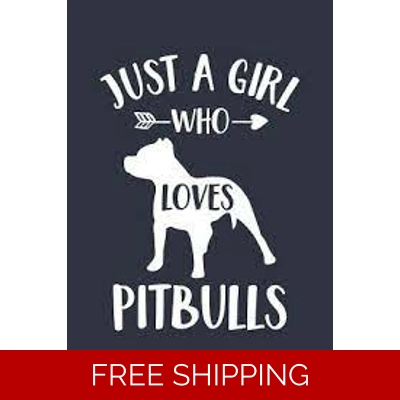Just a Girl who Loves Pitbulls Dog Die Cut Vinyl Decal sticker Just a Girl who Loves Pitbulls Dog Die Cut Vinyl Decal sticker